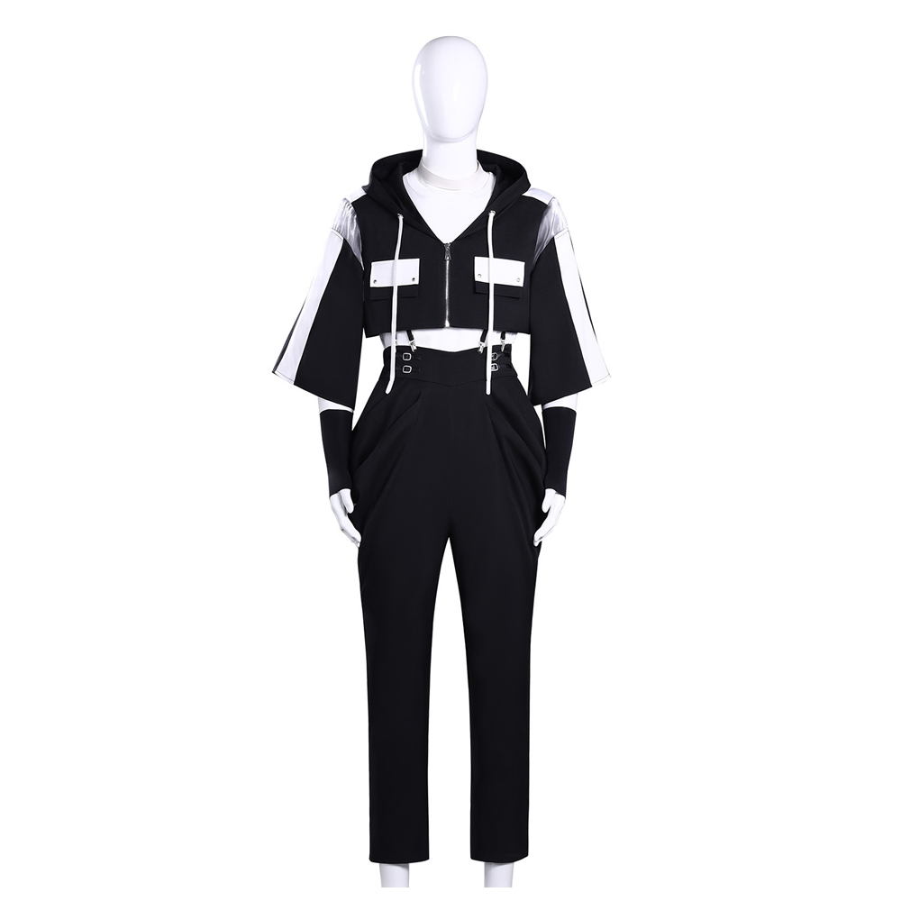 Tamon‘s B-Side Natsuki Ishibashi Black Suit Outfits Halloween Carnival Cosplay Costume