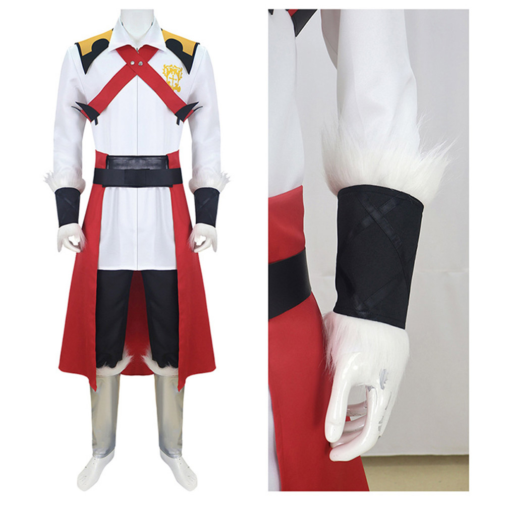 Castlevania Belmont Men White Unifrom Set Halloween Carnival Party Cosplay Costume