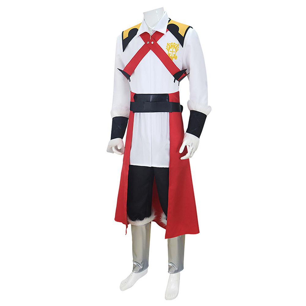 Castlevania Belmont Men White Unifrom Set Halloween Carnival Party Cosplay Costume