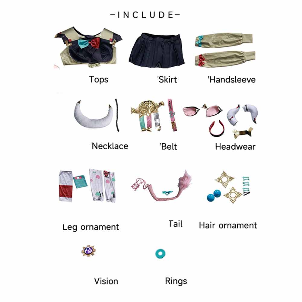 Genshin Impact Varesa Full Set Outfits Halloween Carnival Cosplay Costume