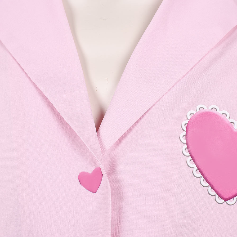 Kpop Demon Hunters Romance Pink Fullset Outfits Halloween Carnival Party Cosplay Costume