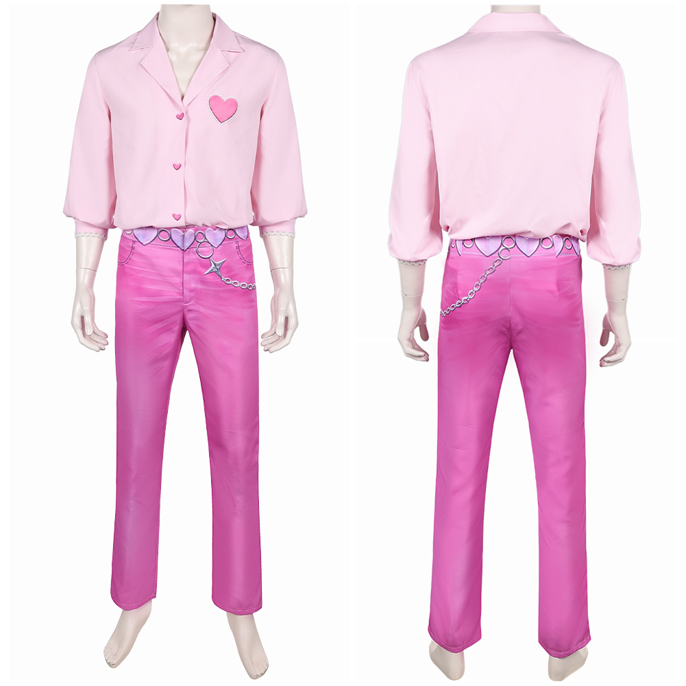 Kpop Demon Hunters Romance Pink Fullset Outfits Halloween Carnival Party Cosplay Costume