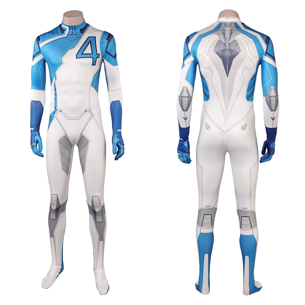 Rivals Human Torch Jonny Storm Jumpsuit Outfits Halloween Carnival Cosplay Costume