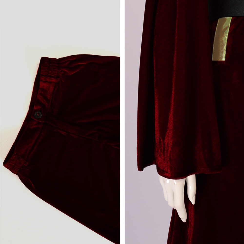 SW Padme Amidala Red Robe Outfits Halloween Carnival Cosplay Costume