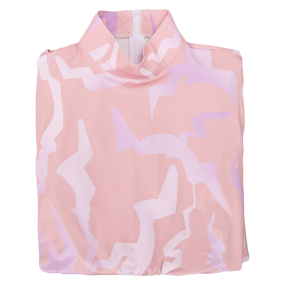 Kpop Demon Hunters Jinu Demonic Pattern Men Jumpsuit Halloween Carnival Party Cosplay Costume