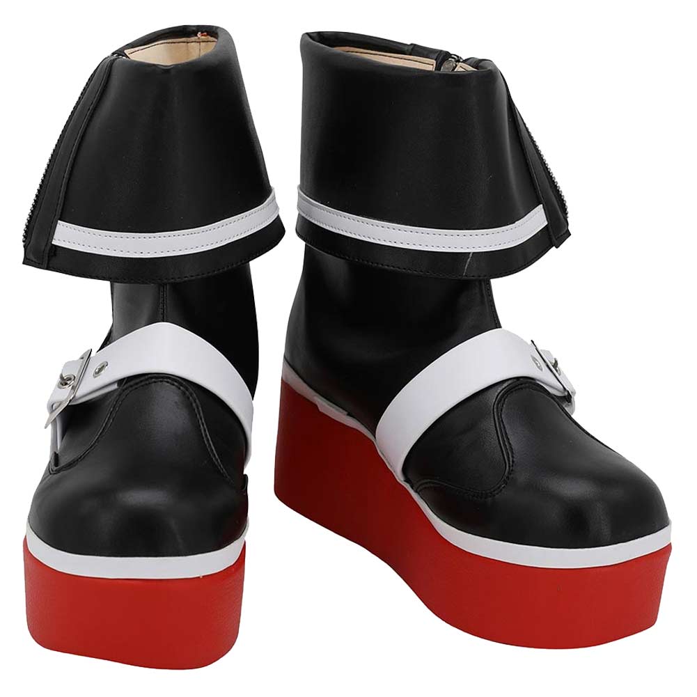 Dead or Alive Marie Rose Black Boots Halloween Cosplay Costumes Accessories