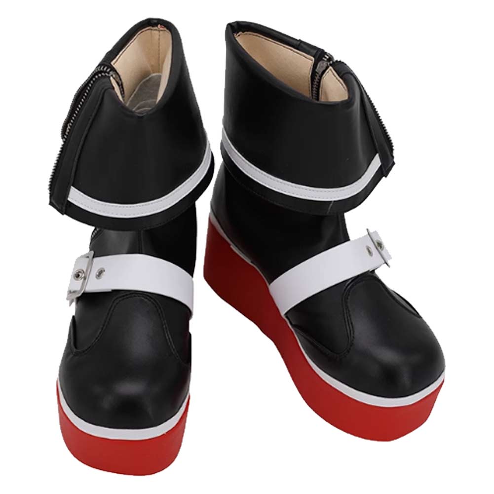 Dead or Alive Marie Rose Black Boots Halloween Cosplay Costumes Accessories