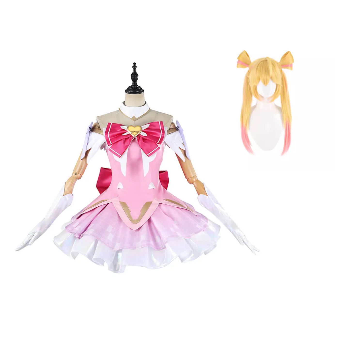 Overwatch Magic Girl Juno Pink Skirt Outfits Halloween Carnival Cosplay Costume