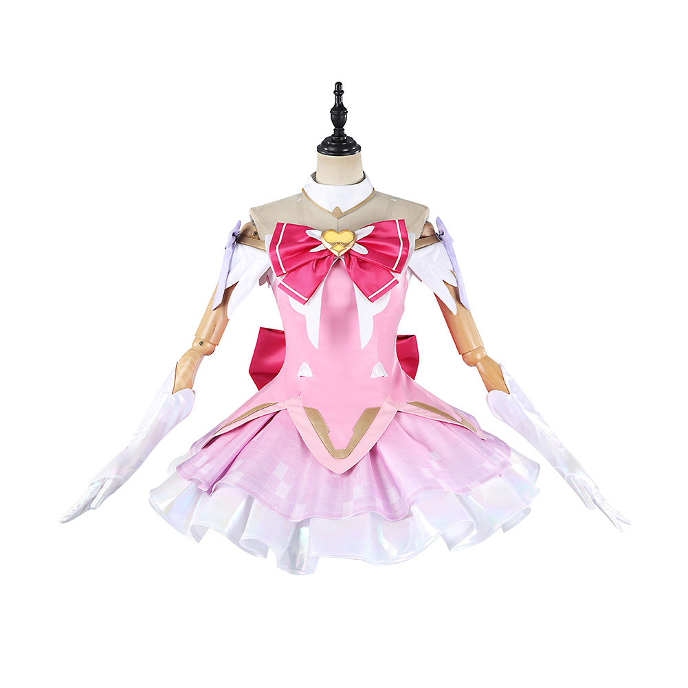 Overwatch Magic Girl Juno Pink Skirt Outfits Halloween Carnival Cosplay Costume