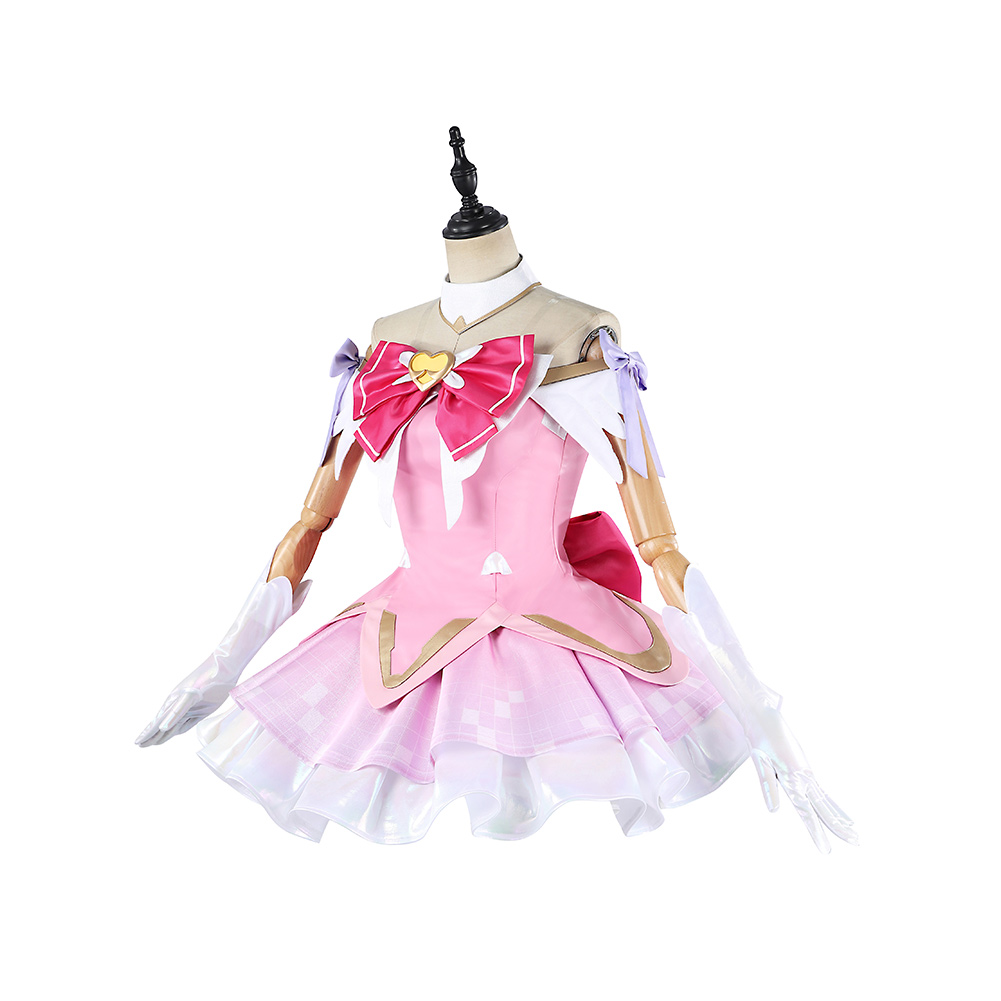 Overwatch Magic Girl Juno Pink Skirt Outfits Halloween Carnival Cosplay Costume