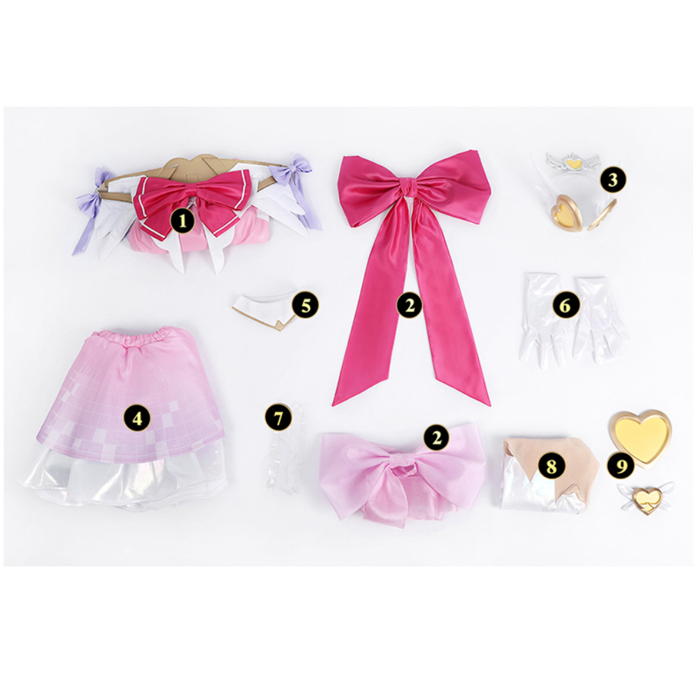 Overwatch Magic Girl Juno Pink Skirt Outfits Halloween Carnival Cosplay Costume
