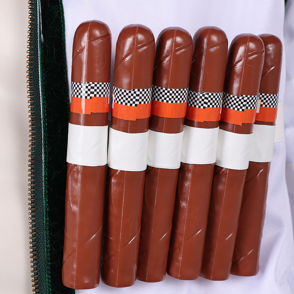 One Piece Live-Action Smoker White Coat Outfits Halloween Carnival Cosplay Costume