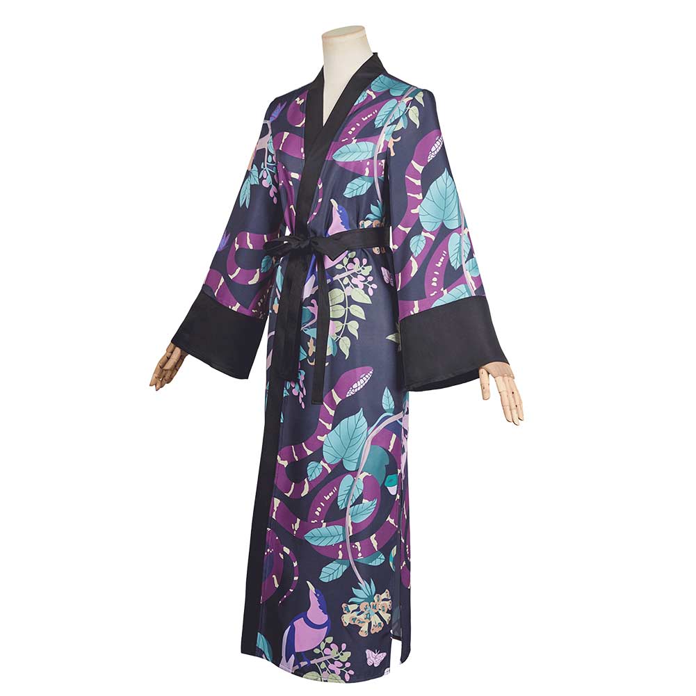 Agatha All Alone(2024) Agatha Harkness Printed Robe Outfits Halloween Carnival Cosplay Costume