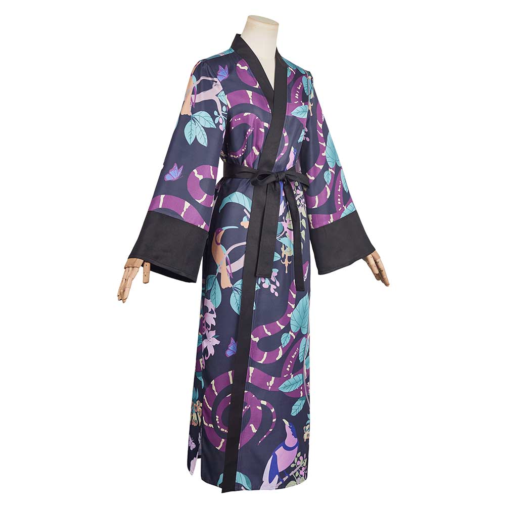 Agatha All Alone(2024) Agatha Harkness Printed Robe Outfits Halloween Carnival Cosplay Costume