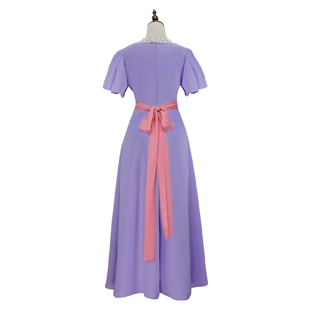 Titanic Rose Purple Dress Outfits Halloween Carnival Cosplay Costume