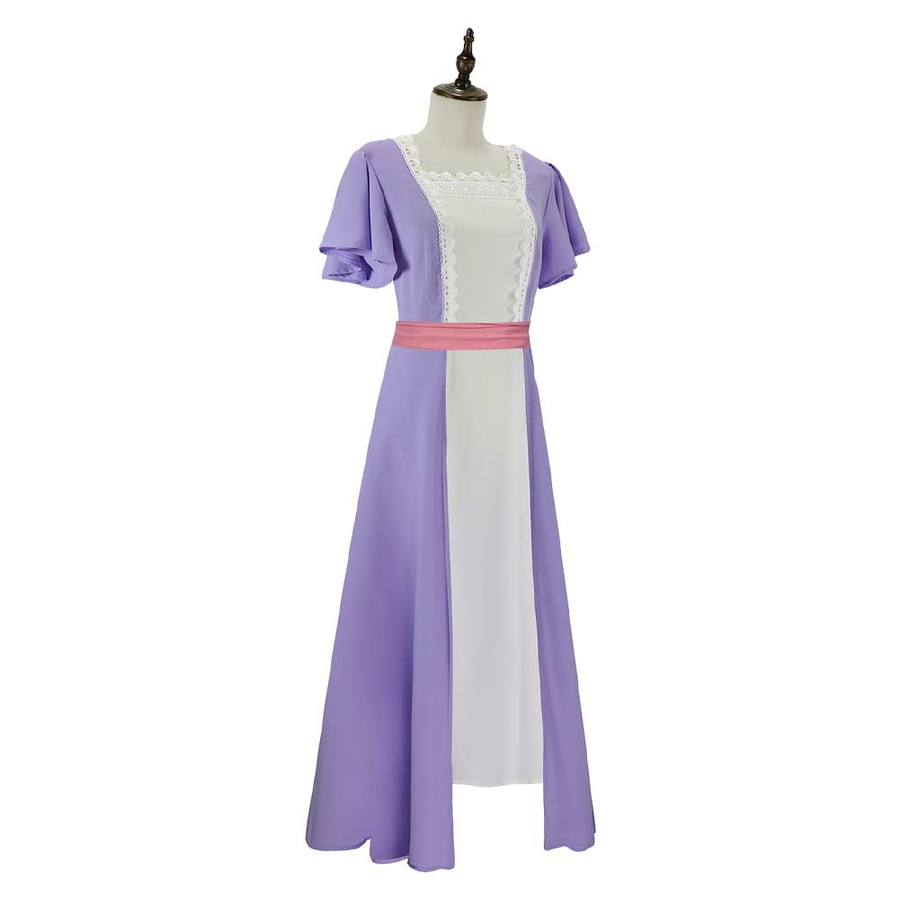 Titanic Rose Purple Dress Outfits Halloween Carnival Cosplay Costume