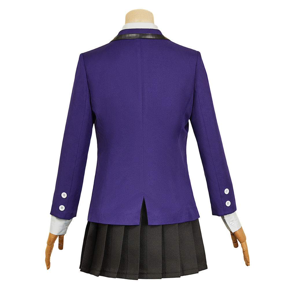 Mobile Suit Gundam (2025) Nyaan Women Purple School Uniform Skirt Outfits Halloween Cosplay Costume