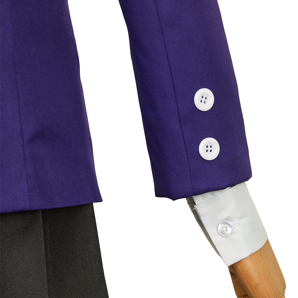 Mobile Suit Gundam (2025) Nyaan Women Purple School Uniform Skirt Outfits Halloween Cosplay Costume