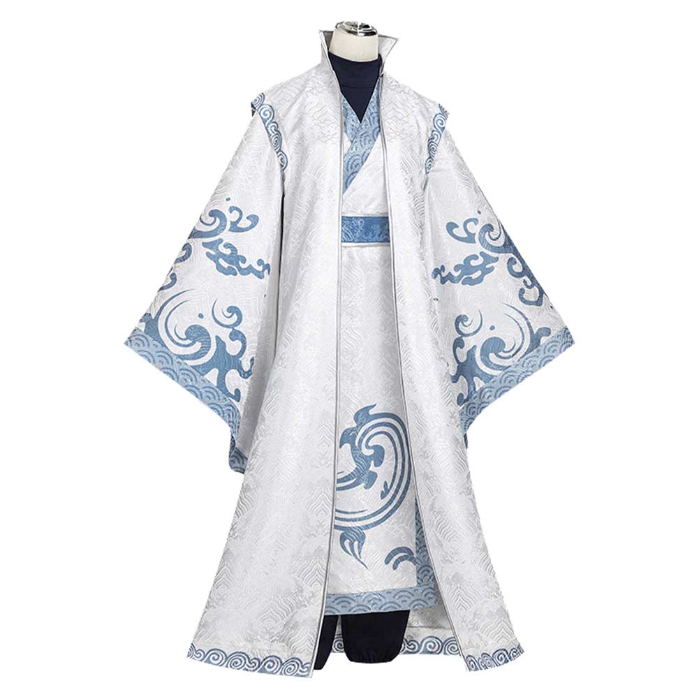 Ne Zha 2 (2025) Ao Bing Kids Children White Hanfu Outfits Halloween Carnival Cosplay Costume