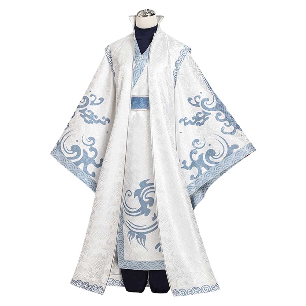 Ne Zha 2 (2025) Ao Bing Kids Children White Hanfu Outfits Halloween Carnival Cosplay Costume