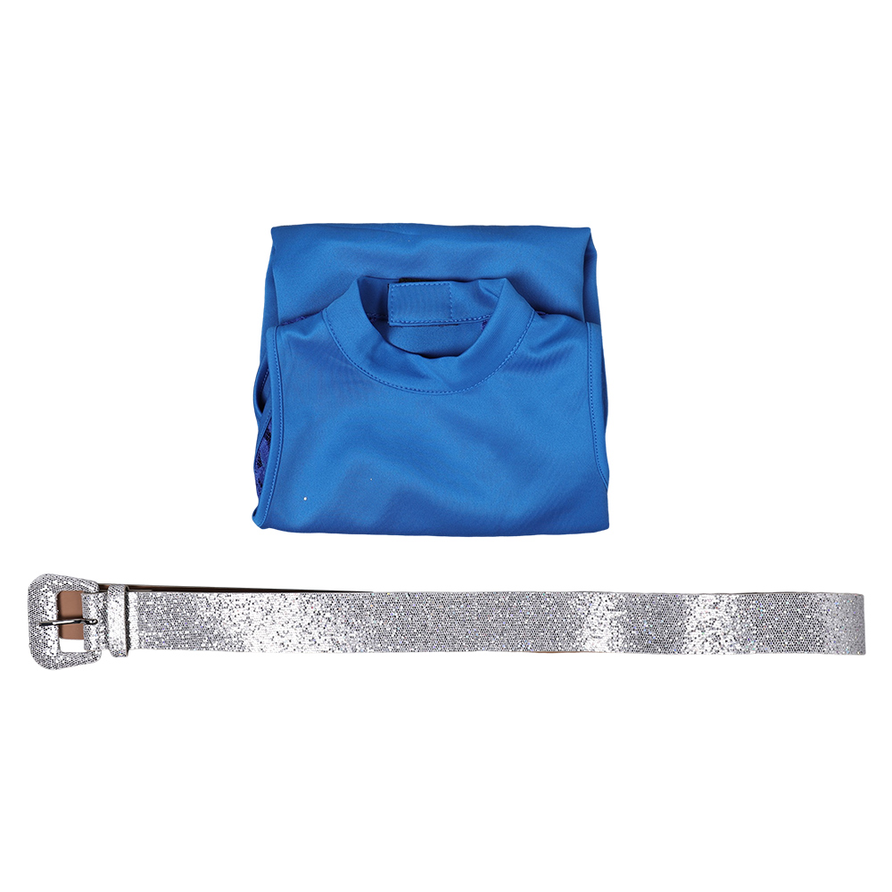 The Substance Elizabeth Blue Jumpsuit Outfits Halloween Carnival Cosplay Costume