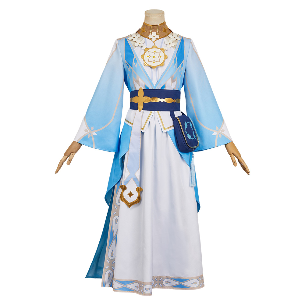 Genshin Impact Lumine Knight of Flowers Outfits Halloween Carnival Cosplay Costume