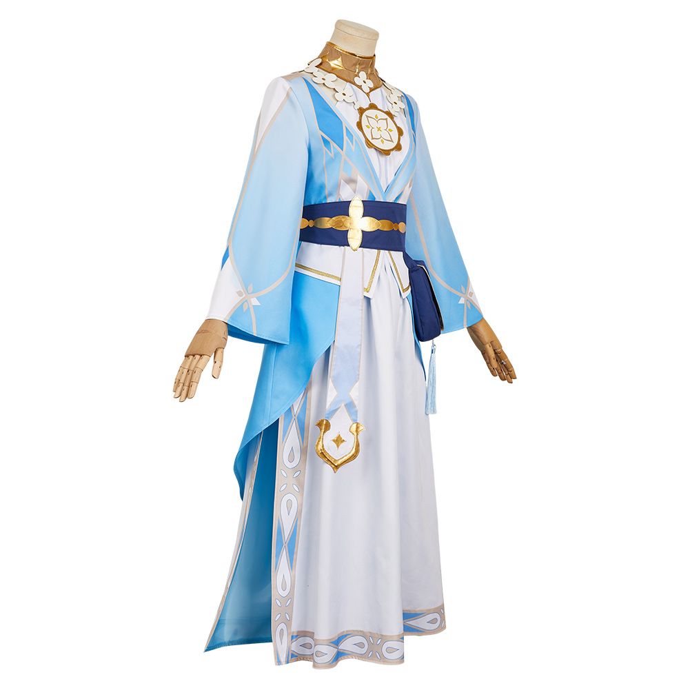Genshin Impact Lumine Knight of Flowers Outfits Halloween Carnival Cosplay Costume