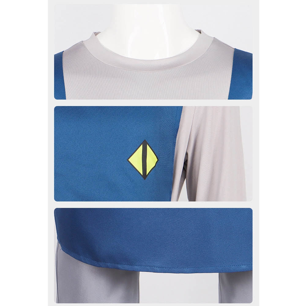 Nyaight of the Living Cat Jiu Naqi Men Top Pants Apon Set Halloween Carnival Party Cosplay Costume