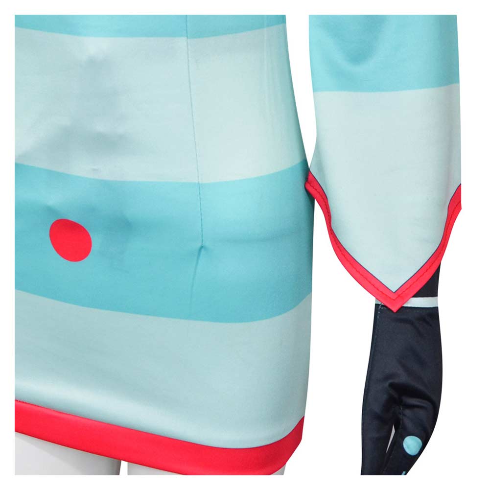 Helluva Boss Fizzarolli Green Outfits Fullset Halloween Carnival Cosplay Costume