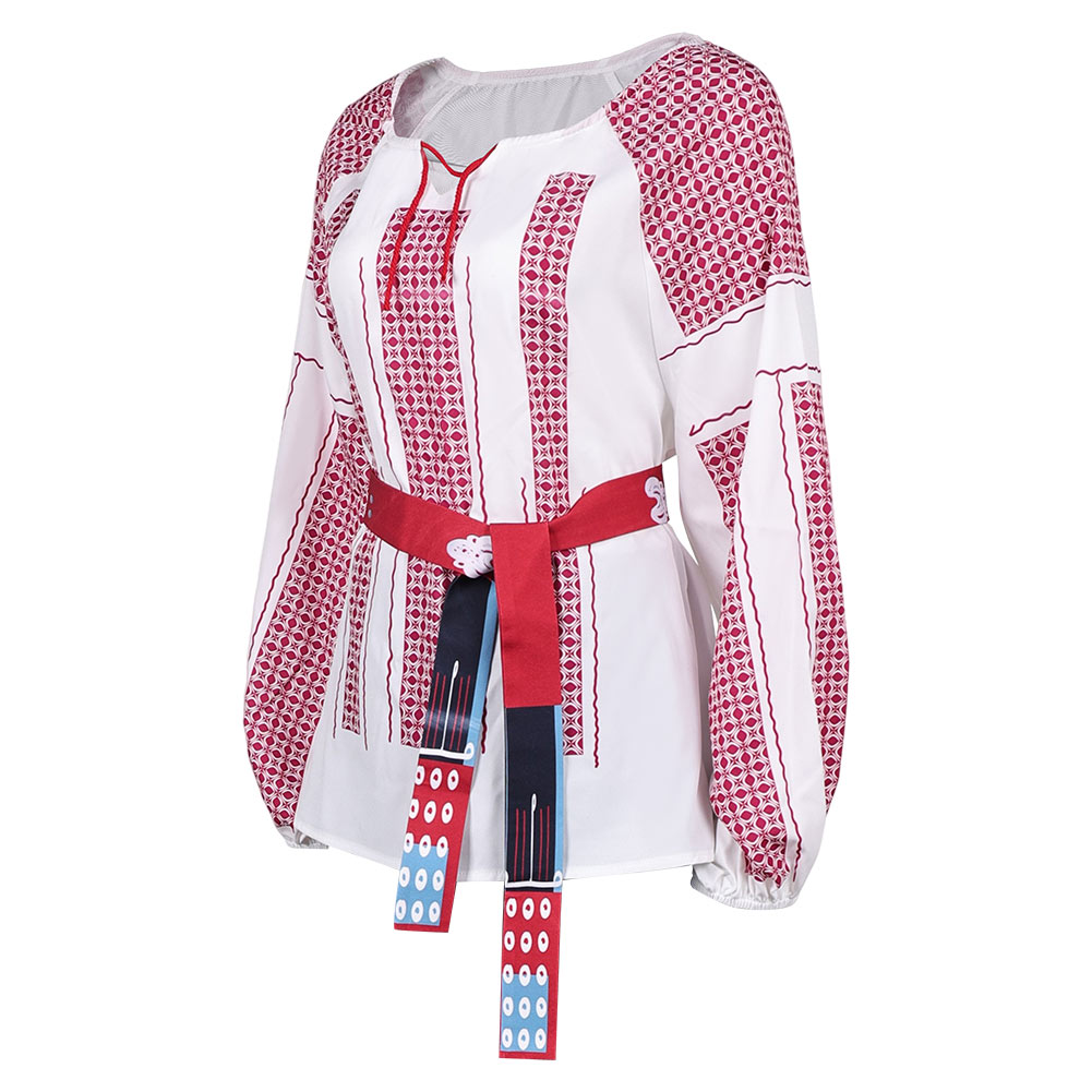 ABBA  Anni-Frid Synni Lyngstad 80s Retro Top Outfits Halloween Carnival Party Cosplay Costume