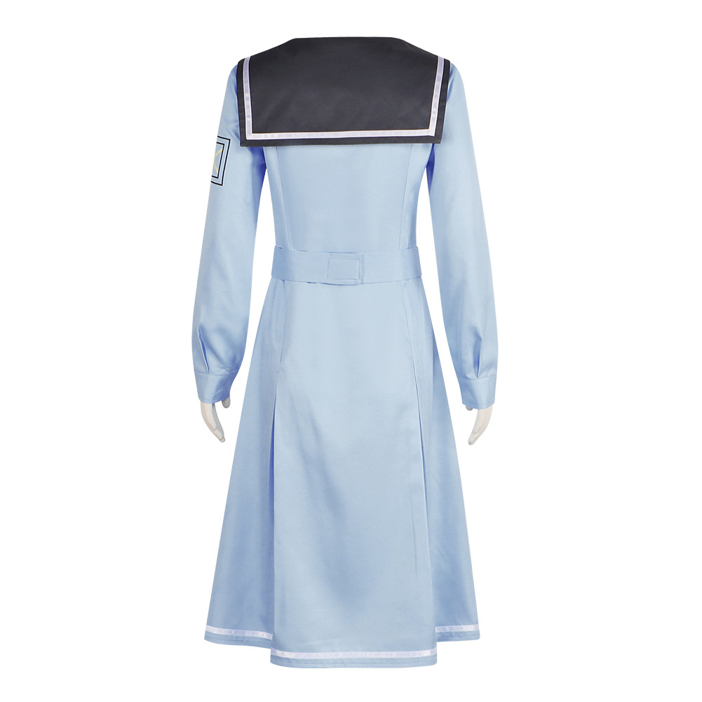 The Colors Within Totsuko Higurashi Blue JK Uniform Outfits Halloween Carnival Cosplay Costume