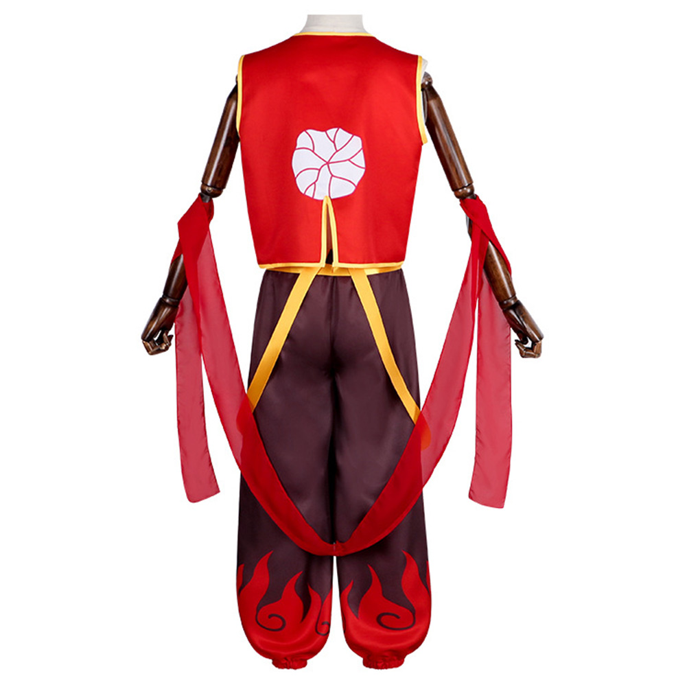 Ne Zha 2 Ne Zha Kids Children Red Outfits Halloween Carnival Cosplay Costume