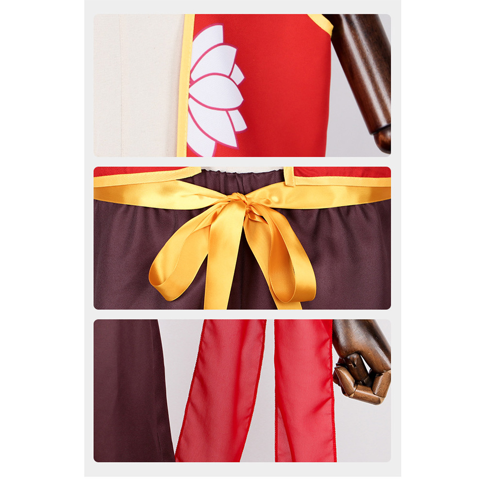 Ne Zha 2 Ne Zha Kids Children Red Outfits Halloween Carnival Cosplay Costume