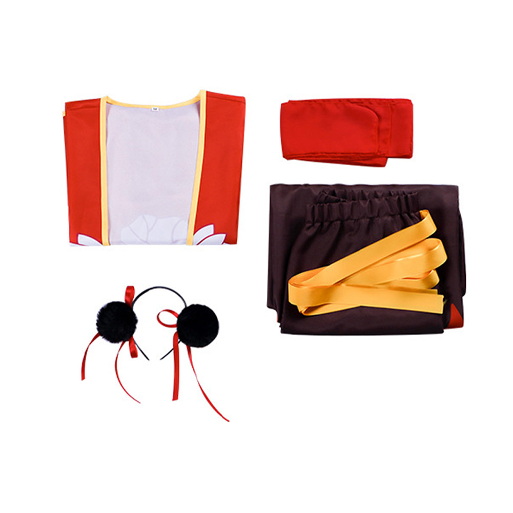 Ne Zha 2 Ne Zha Kids Children Red Outfits Halloween Carnival Cosplay Costume