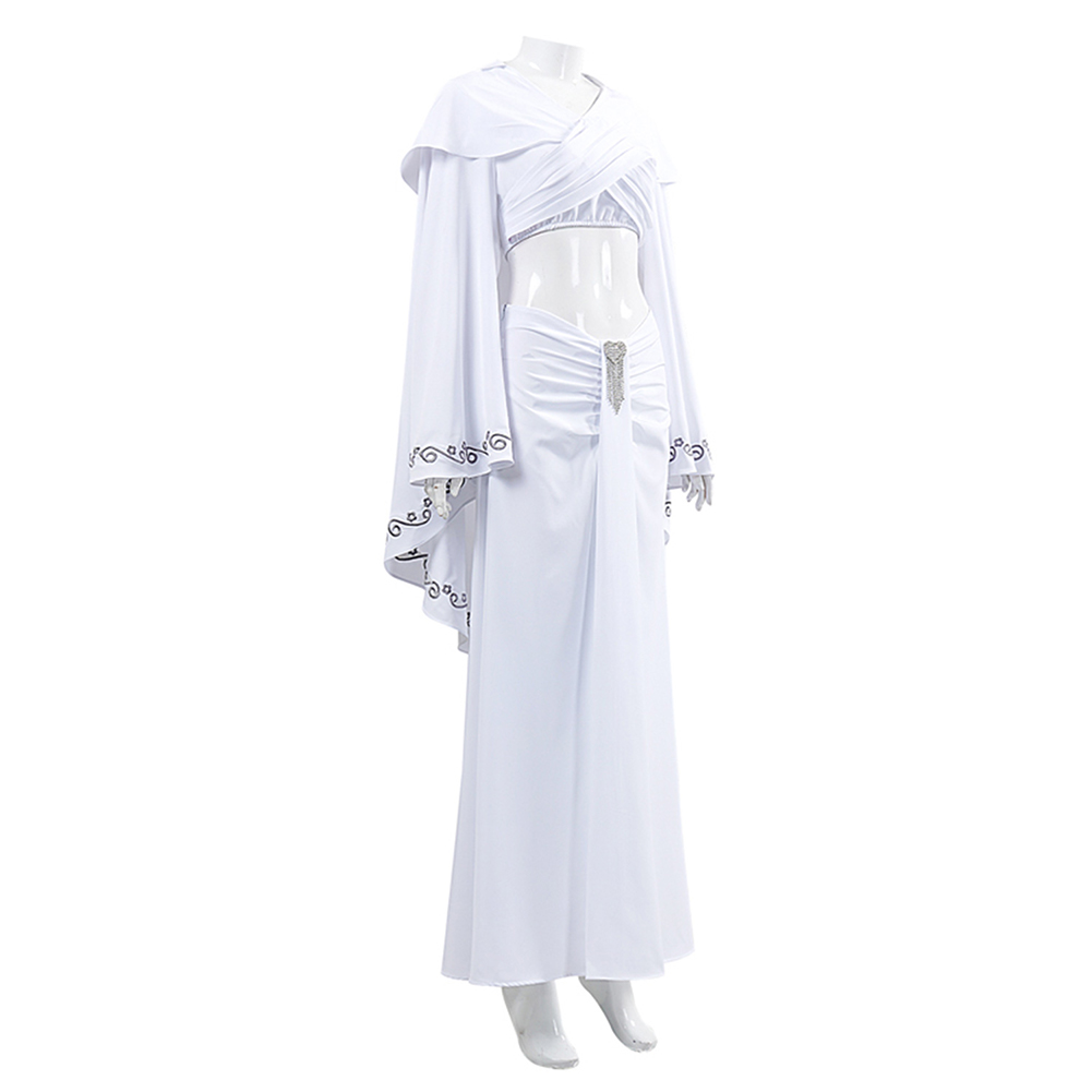 SW Padmé Amidala White Dress Outfits Halloween Carnival Cosplay Costume