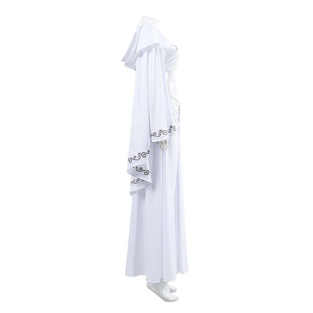 SW Padmé Amidala White Dress Outfits Halloween Carnival Cosplay Costume