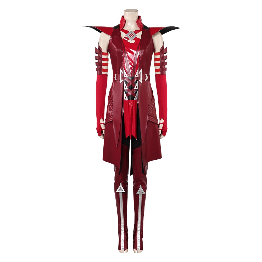 Rivals Scarlet Witch Red Outfits Halloween Carnival Cosplay Costume