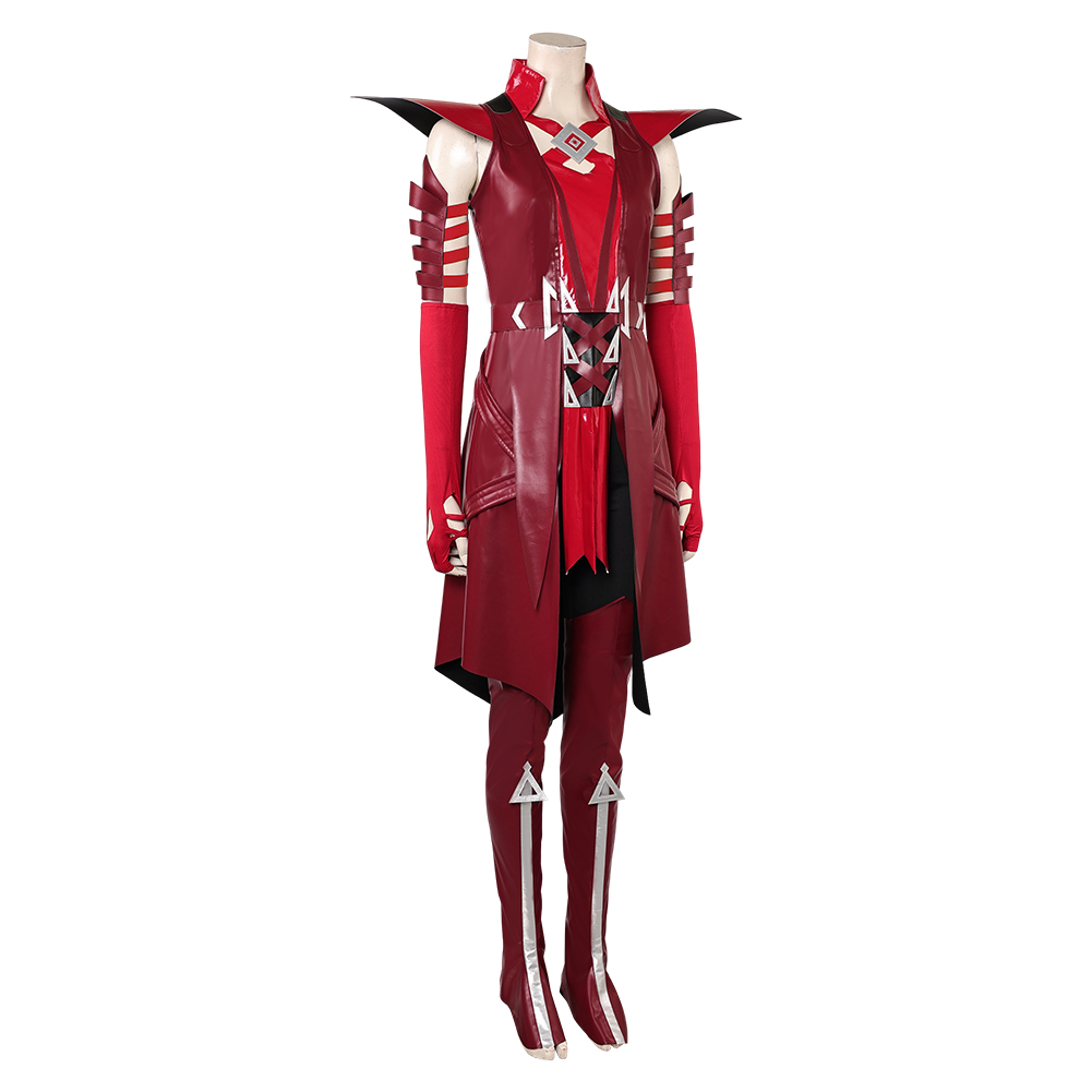Rivals Scarlet Witch Red Outfits Halloween Carnival Cosplay Costume