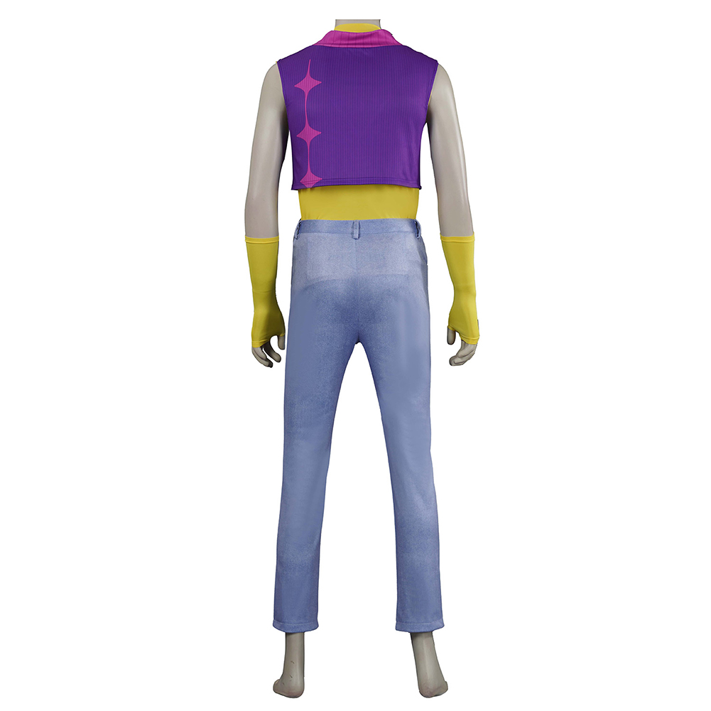 Kpop Demon Hunters Mystery Soda Pop Top Pants Set Halloween Carnival Party Cosplay Costume