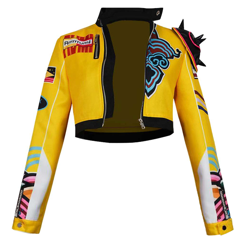 Kpop Demon Hunters Rumi Yellow Jacket Only Halloween Carnival Party Cosplay Costume