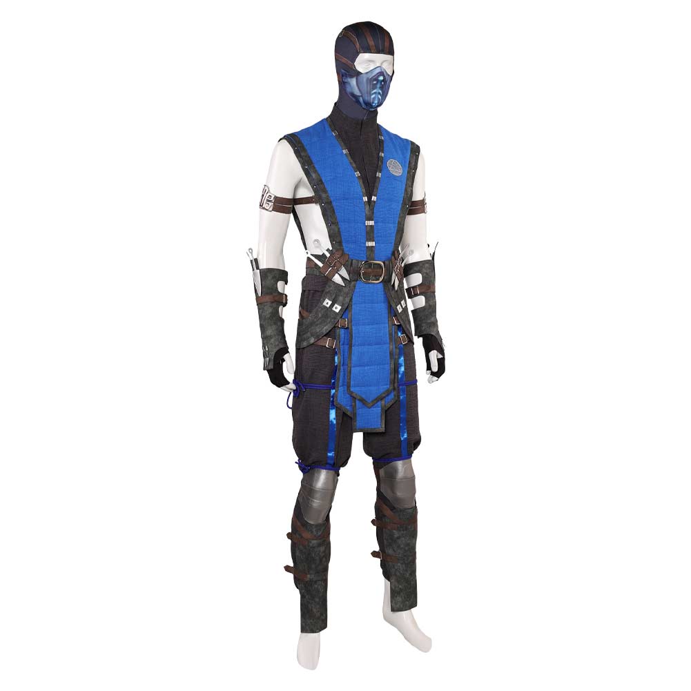 Mortal Kombat 10 Sub-Zero Fullset Outfits Halloween Carnival Party Cosplay Costume