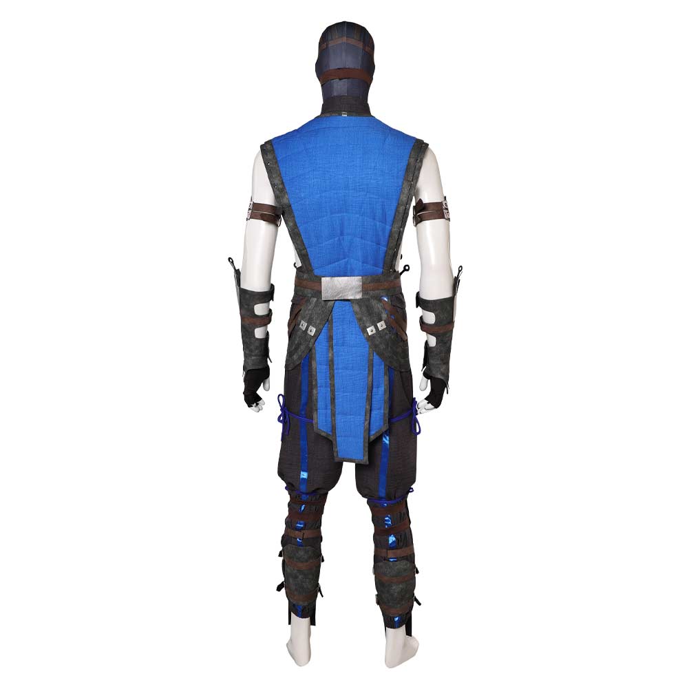 Mortal Kombat 10 Sub-Zero Fullset Outfits Halloween Carnival Party Cosplay Costume