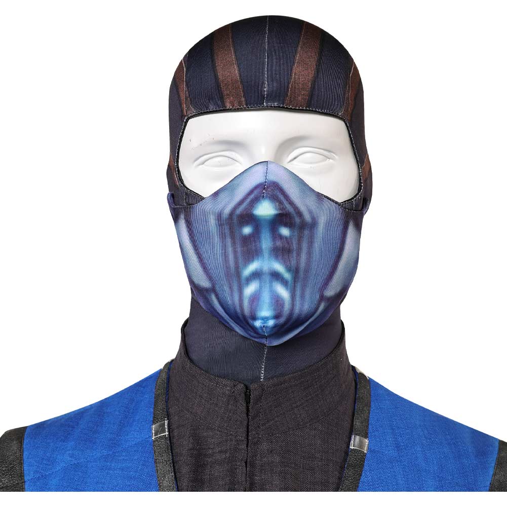 Mortal Kombat 10 Sub-Zero Fullset Outfits Halloween Carnival Party Cosplay Costume