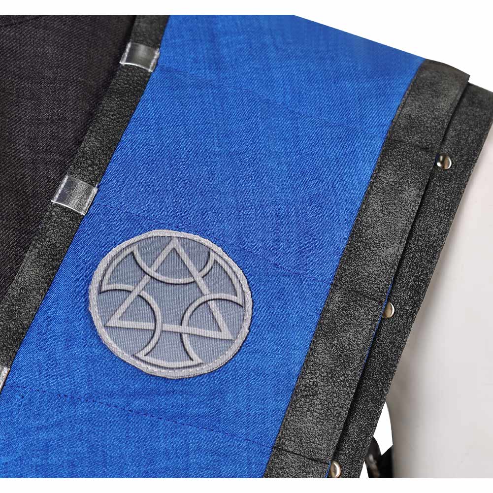 Mortal Kombat 10 Sub-Zero Fullset Outfits Halloween Carnival Party Cosplay Costume