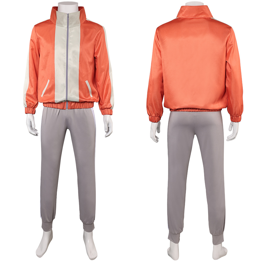 Dandadan Jiji Orange Outfits Halloween Carnival  Cosplay Costume