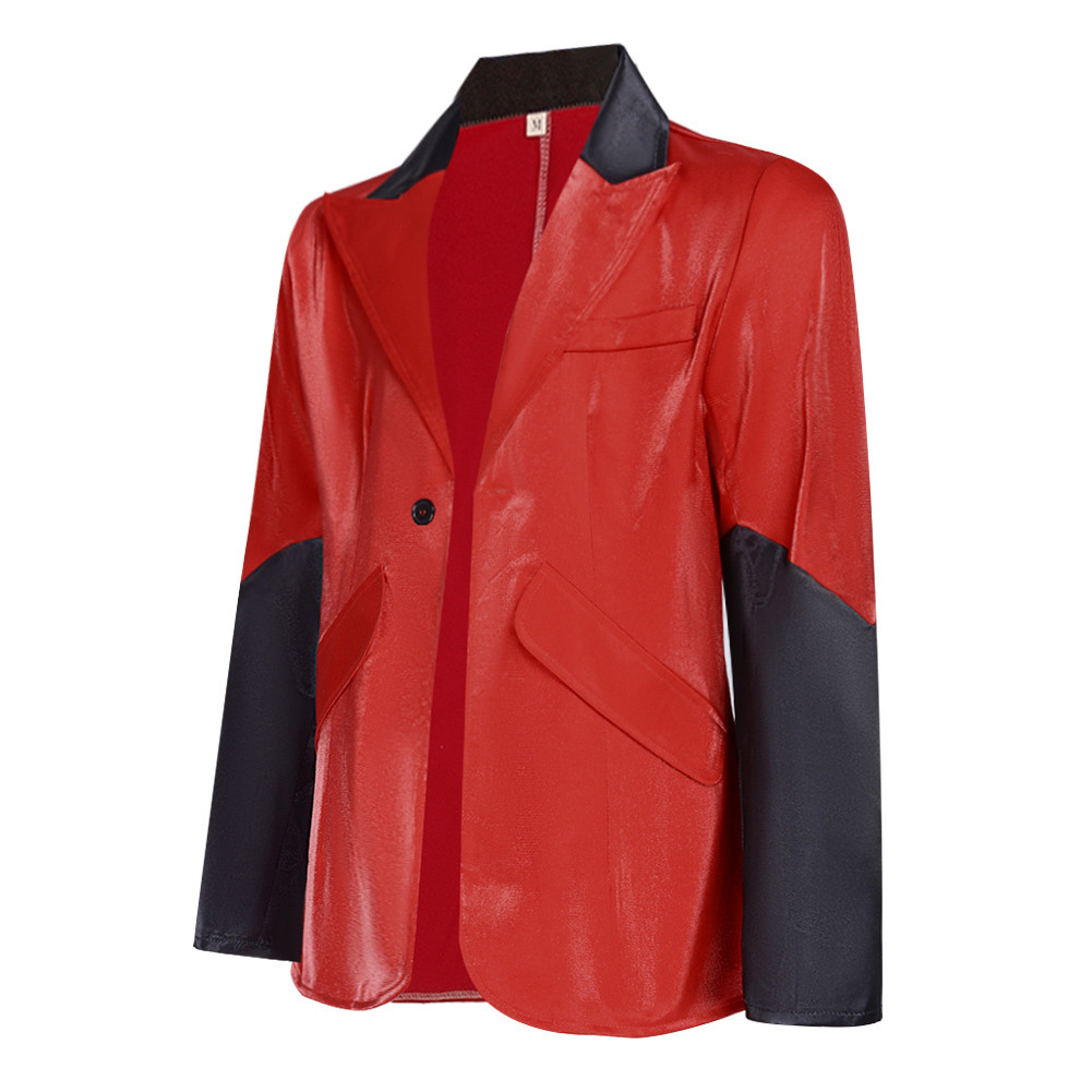 Ghosts Papa Emeritus Red Leather Jacket Outfits Halloween Carnival Cosplay Costume