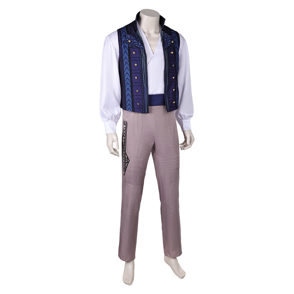 Wicked (2024) Prince Fiyero Outfits Halloween Carnival Cosplay Costume