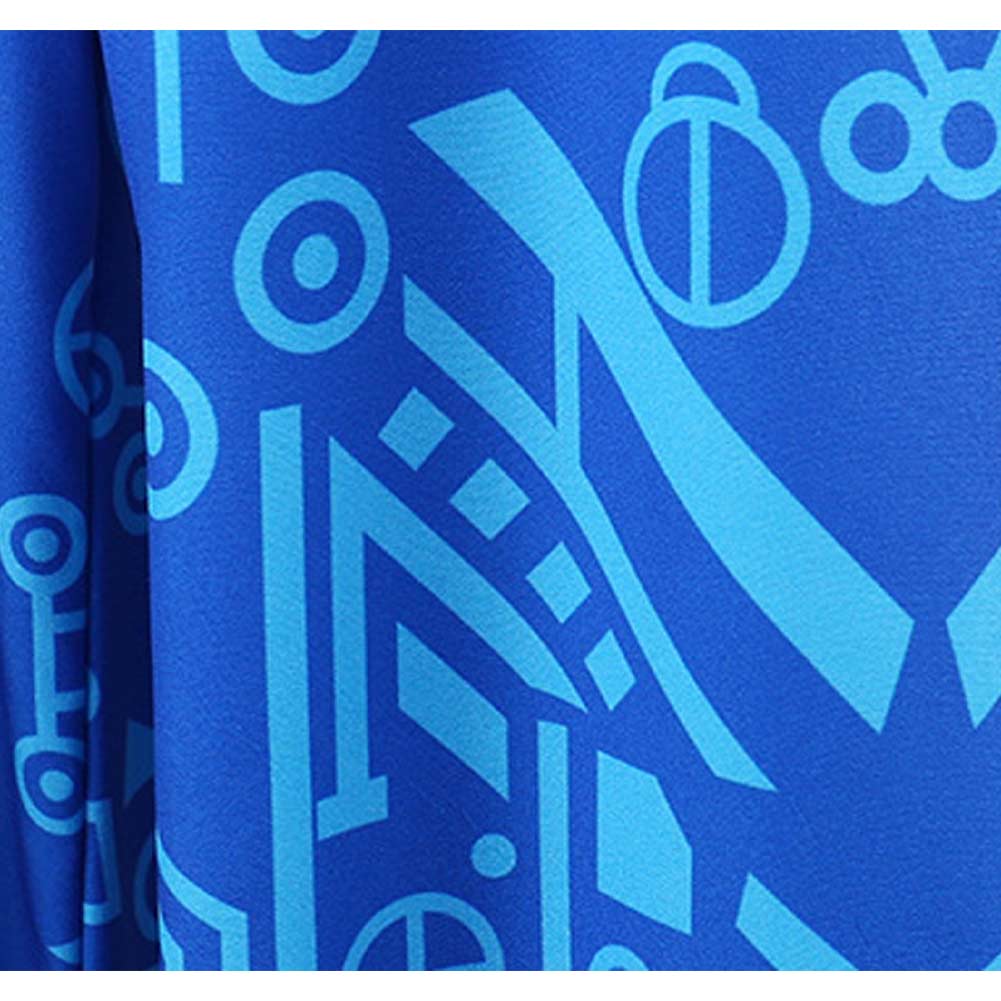 Zombies 4  Addison Well Kids Children Blue Coat Pants Set Halloween Carnival Party Cosplay Costume