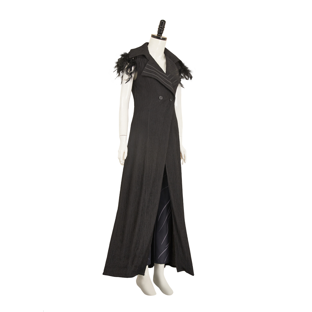 Wicked For Good Elphaba Sleeveless Black Dress Halloween Carnival Party Cosplay Costume