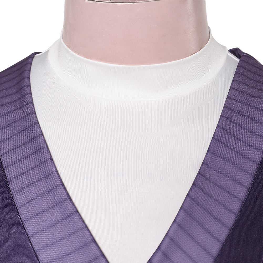 Kpop Demon Hunters Mystery Demonic Pattern Purple Top Halloween Carnival Party Cosplay Costume